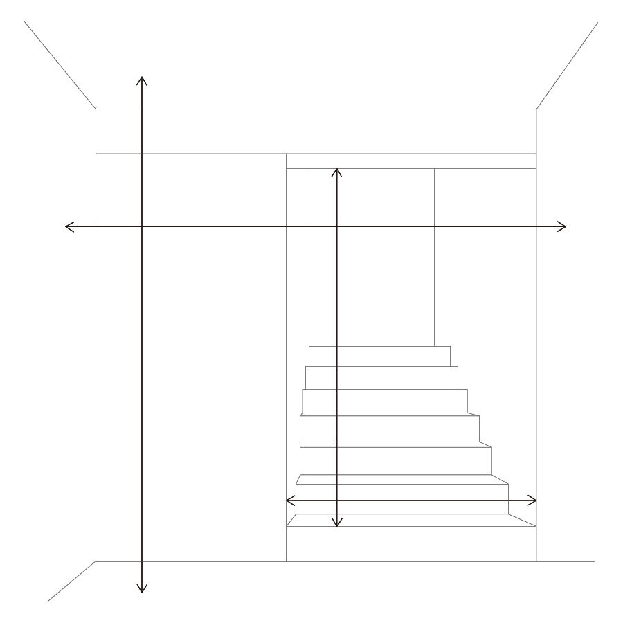 図：階段の幅・高